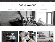 Tablet Screenshot of casualavenue.com